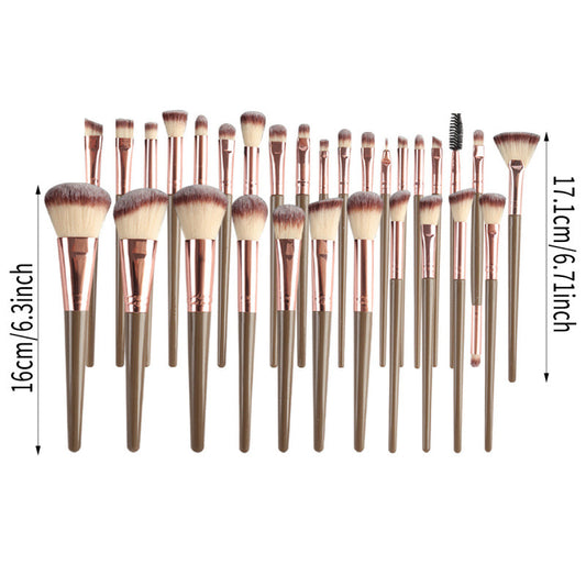 Professional Makeup Brush and Powder Puff Kit